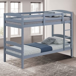 TT Bunkbed 084 - Finish: Gray<br><br>Available in White & Espresso Finish<br><br>Dimensions: 79 W X 42.5 D X 65 H
