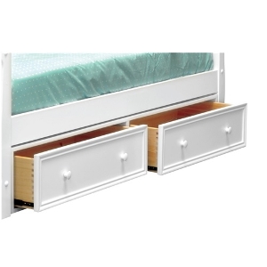 White 2 Drawer Unit