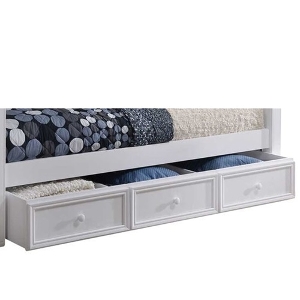 White XL Trundle Unit