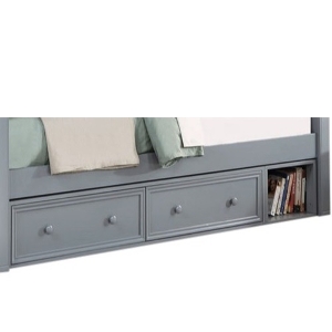 Gray 2 Drawer Unit