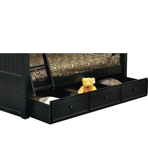 Black XL Trundle Unit