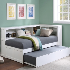 Item # A0087CPT - Finish: White<br><br>Dimensions: 53.5 x 88.5 x 37.5H
