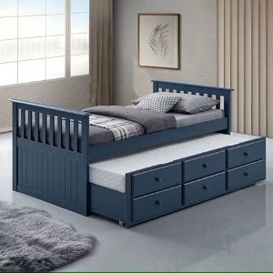 Twin Bed 156 - <br><br>Midnight Blue<br>
43.5
