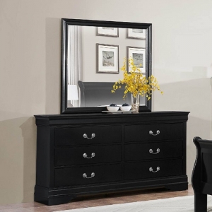 Item # A0187M - Finish: Burnished Black Finish<br><br>Dresser Sold Separately<br><br>Dimensions: 58.25 x 15.75 x 33H