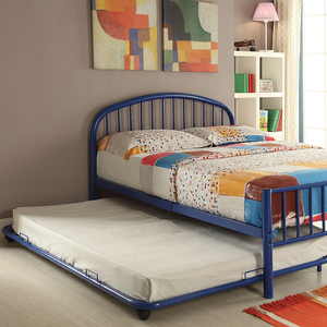 Item # 251TR Full Blue Metal Trundle - Finish: Blue<br><br>Bed Sold Separately<br><br>Dimensions: 73