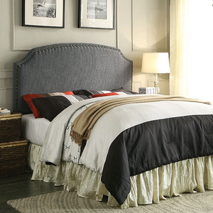 Item # 264HB Nailhead Trim Headboard in Gray