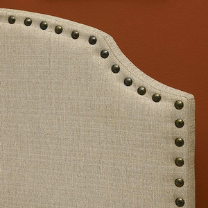 Item # 270HB Nailhead Trim Headboard in Beige