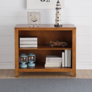 Kaylen Collection Bookcase Oak - 2 Shelves<br><br>