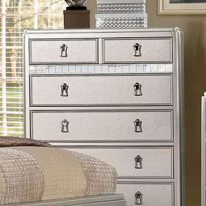 Item # 364CH Chest - Finish: Silver<br><br>Available in Rose Gold finish<br><br>Dimensions: 36