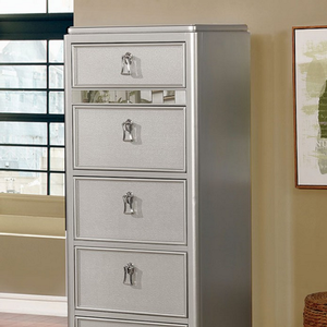 Item # 366CH Swivel Chest - Finish: Silver<br><br>Available in Rose Gold<br><br>Dimensions: 23