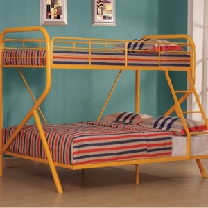 M Bunkbed 082 - The bunk bed has been designed for the utmost safety, providing full-length guardrails and a ladder that attaches to the frame