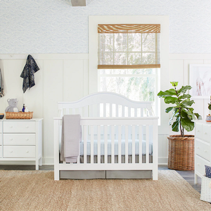 Item # 034CRB - Finish: White <br>Available in Ebony Black, Espresso, Slate & Chestnut<br><br>Dimensions: 58.25 L x 31.00 W x 49.00 H<br><br>Assembled Weight: 60lbs
