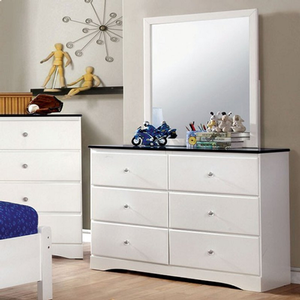 Item # A0202M - Finish: White/Blue<br><br>Dresser Sold Separately<br><br>Dimensions: 32 1/4