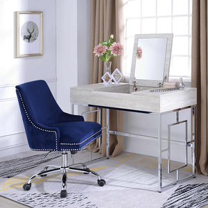 Item # 920V - Finish: Chrome/Natural<br><br>Dimensions: 44