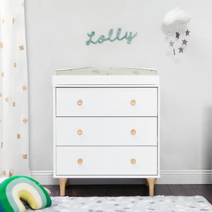 SD Baby 017 - Finish: White/Natural<br><br>Available in Black/Washed Natural, Grey/Washed Natural & Navy/Washed Natural<br><br>Dimensions: 33.50 L x 19.25 W x 37.50 H<br><br>Assembled Weight: 106.00lbs