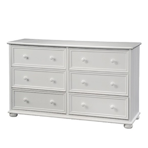 Item # 049DR - Finish: White<br><br>Available in Black, Grey, Espresso & Blue<br><br>Mirror Sold Separately<br><br>Dimensions: 58 W x 18 D x 35 H