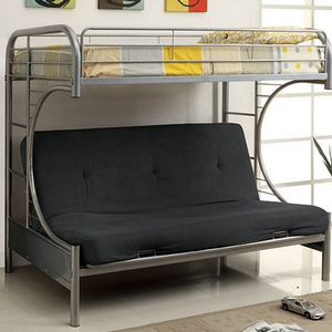 M Bunkbed 014 - Finish: Silver<br>Dimensions: 79