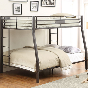 M Bunkbed 007 - Finish: Sand Black<br><br>Bunkie Board Not Required<br><br>Dimensions: 83