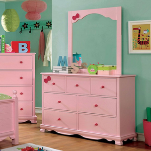 Item # A0033M - Finish: Pink<br><br>Dresser Sold Separately<br><br>Dimensions: 32 1/4