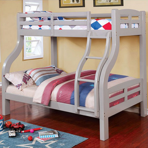 TF Bunkbed 062 - Finish: Gray<br><br>Available in Twin/Twin Size<br><br>Available in Oak or Espresso Finish<br><br>Dimensions: 80 3/8 L X 56 1/2 W X 70 5/8 H