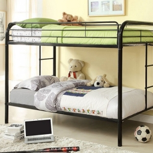 M Bunkbed 058 - Contemporary Style<br><br>Improved Rail Reinforcement<br><br>Non-Recycled Heavy Gauge Tubing<br><br>Full Metal Construction<br><br>
