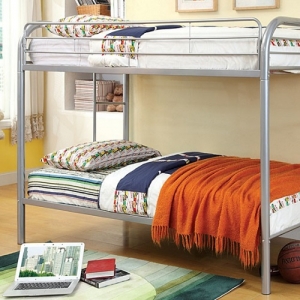 M Bunkbed 068 - Contemporary Style<br><br>Improved Rail Reinforcement<br><br>Non-Recycled Heavy Gauge Tubing<br><br>Full Metal Constuction<br><br>