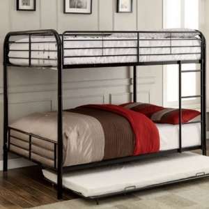 M Bunkbed 050 - Contemporary Style<br><br>Improved Rail Reinforcement<br><br>Non-Recycle Heavy Gauge Tubing<br><br>Full Metal Construction<br><br>