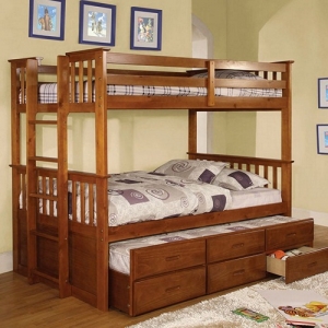 003TXQ Twin XL/Queen Bunk Bed 