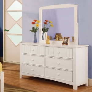 Item # A0084M - Finish: White<br><br>**Dresser Sold Separately**<br><br>Dimensions: 32 1/4