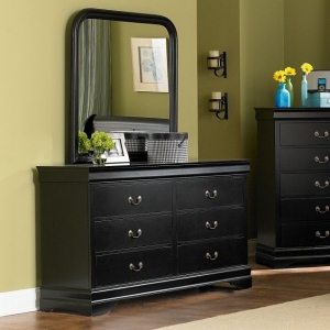 Item # A0208M - Finish: Black<br><br>*Dresser Sold Separately**<br><br>Dimensions: 38.5