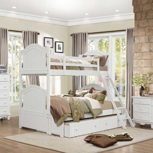 TF Bunkbed 101 - Finish: White<br><br>Dimensions: 79.5 × 58.5 × 80 H