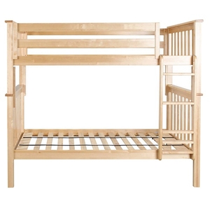 Item # JLB0040 - ADDITIONAL INFORMATION<BR>
Finish: Natural<BR>
Bed Size: Twin<BR>
Dimensions: L 81.25 W 45.75 H 68.25 in <BR>
Materials ( Frame/Rails ) Solid Pinewood, Birch veneer<BR>
Materials ( Bed Ends ) Solid Birch frame, MDF panel w/Birch veneer
