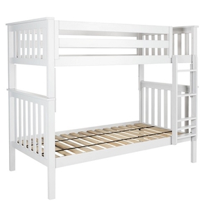 Item # JLB0042 - ADDITIONAL INFORMATION<BR>
Finish: White
Bed Size: Twin
Dimensions: L 81.25 W 45.75 H 68.25 in 
