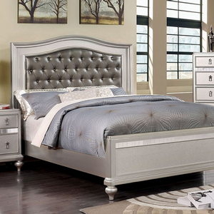 Item # 101Q - Finish: Silver<br><br>Available in Full Size<br><br>DImensions: 82 1/4L x 43W x 60H