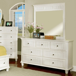 Item # 100DR - This updated cottage design dresser comes with full extension ball bearing drawers<br><br>