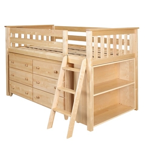 Item # JLB001 - ADDITIONAL INFORMATION<BR>
Finish: Natural<BR>
Bed Size: Twin<BR>
Dimensions: L 99