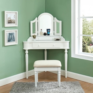 Item # 948V - Style Contemporary<br>
Color/Finish White, Material Solid wood, others, wood veneer<br>
Product Dimension Vanity 37 1/2