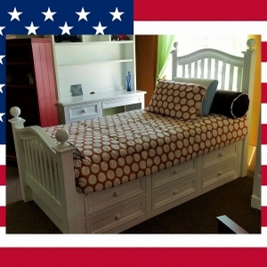 Item # US0024 Twin Captain's Bed - Made in USA<br><br>Durable & Super Strong<br><br>Available in 33 Different Color<br><br>Modifications Available<br><br>Made to order<br><br>Available in Twin, Full, Queen Sizes