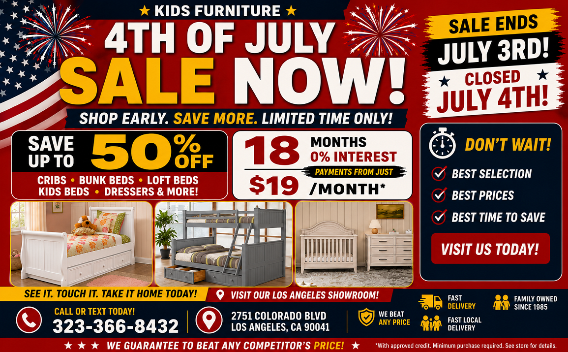 Kids Furniture Superstore Limited Time Event