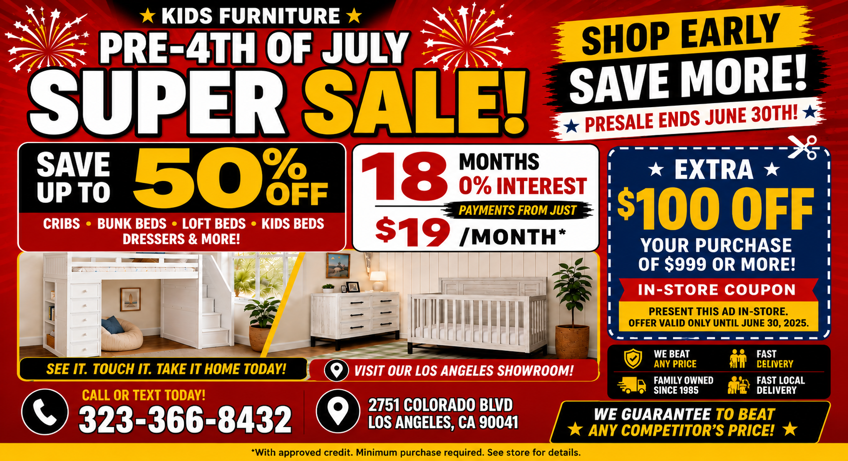 Kids Furniture Superstore Limited Time Event