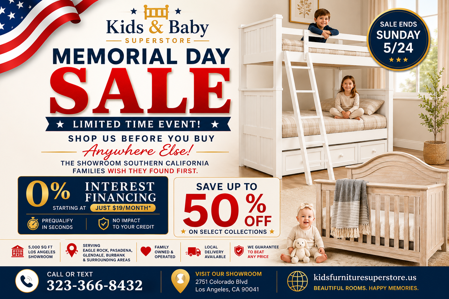 Kids Furniture Superstore Limited Time Event