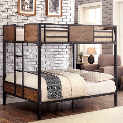 Heavy-Duty Metal Bunk Beds