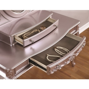 Item # 002V Metallic Lilac Vanity Desk