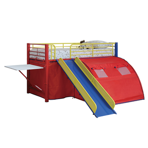 Item # 007TB Lofted Bed with Slide and Tent