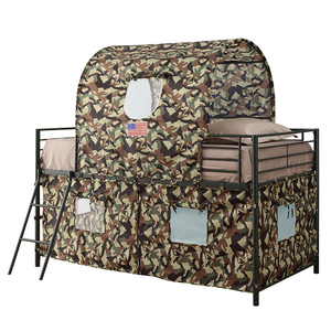Item # 010TB Camouflage Tent Loft Bed