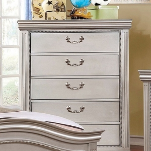 Item # 051CH Antique Style Chest - Finish: Silver Gray<br><br>Dimensions: 34