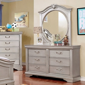 Item # A0056M - Finish: Silver Gray<br><br>*Dresser Sold Separately<br><br>Dimensions: 38
