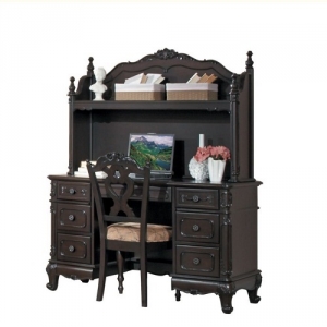 Item # 117D Writing Desk - Finish: Dark Cherry<br><br>Hutch Sold Separately<br><br>Dimensions: 50 x 24 x 30H