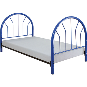 Item # 269HB Headboard & Footboard - Finish: Blue<br><br>Available in Red, White & Black Finish<br><br>Dimensions: 42