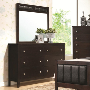 Item # 330DR - Finish: Cappuccino<br><br>Available in Black Finish<br><br>Mirror Sold Separately<br><br>Dimensions: 56.25W x 15.25D x 38.75H